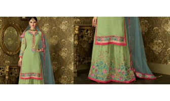 FLORAL EMBROIDERED PALAZZO SUITS