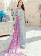 Grey Net Designer Pakistani Suit Imrozia By Kilruba 34001