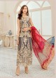 Brown Georgette Designer Pakistani Suit Imrozia By Kilruba 34004