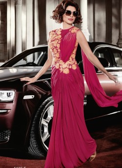 Priyanka Chopra Party Wear Gown 5120E By Jinaam Dresses SC/001855