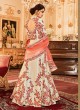 Aashirwad Wedding Affair Cream Melbourne Silk Anarkali Suit By Aashirwad Wedding Affair-001