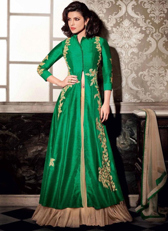 Green As Per Image Festival Party Heroine 5122 By Jinaam Dresses SC/002429