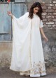 White Cotton Embroidered Floor Length Kurti A7 By Kilruba