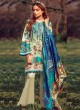 Multicolor Pure Cotton Pakistani Designer Suit Riwayat By Kilruba SC018454