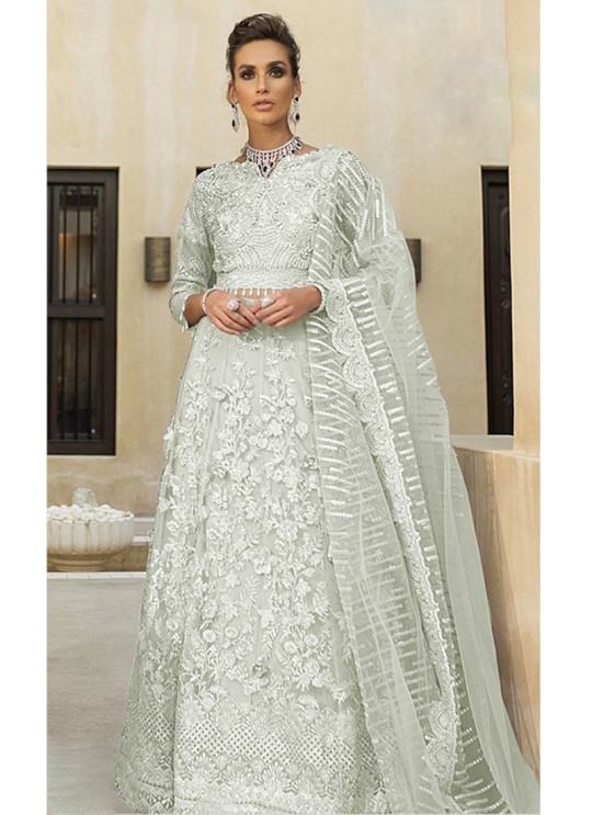 Green Net Embroiderd Designer Pakistnai Suit 101 Colours 101 By Kilruba SC/018766