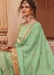 Green Banarsi Silk Wedding Wear Palazzo Suit Maisha 8305 SC/016880