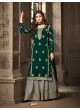 Green Georgette Palazzo Suit GLAMOUR VOL 47 47005B By Mohini Fashion