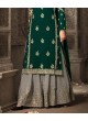 Green Georgette Palazzo Suit GLAMOUR VOL 47 47005B By Mohini Fashion