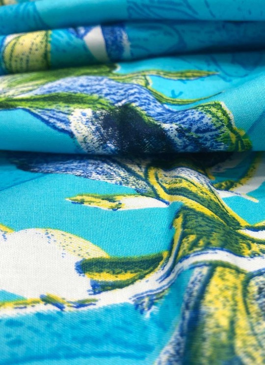Multicolor Musk Cotton 100X100 Weaving Printed Fabric 109