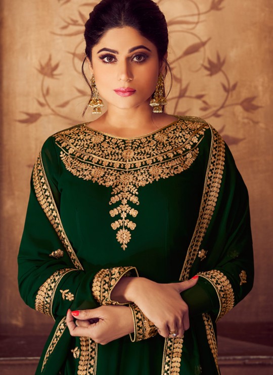 Green Georgette Ceremony Floor Length Anarkali Anarkali 8227 By Aashirwad Creation SC/016036 Green Georgette Ceremony Floor Length Anarkali Anarkali 8227 By Aashirwad Creation SC/016036