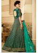 Green Silk Floor Length Anarkali Affair 1 By Aashirwad Creation SC/012754