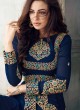 Royal Blue Georgette Embroidered Eid Wear Pakistani Suits Anaya 8206 By Aashirwad Creation SC/015179