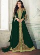 Green Georgette Abaya Style Suit Anaya 8203C By Aashirwad SC/017232