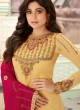 Yellow Wedding Wear Embroidered Lehenga Dress Fizza 7116 By Aashirwad SC-017681