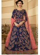 Blue Silk Bridal Floor Length Anarkali Glory 202 By Aashirwad Creation SC/013076