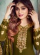 Green Georgette Embroidered Skirt Kameez For Mehandi Ceremony Gota Pati 8234 By Aashirwad Creation SC/015315 Green Georgette Embroidered Skirt Kameez For Mehandi Ceremony Gota Pati 8234 By Aashirwad Creation SC/015315