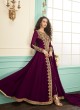 Faux Georgette Party Abaya Style Suit In Wine Color Gulkand Almirah 7072 SC/017136