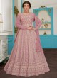 Pink Georgette Wedding Floor Length Anarkali Anushka 7088 By Aashirwad SC/016927