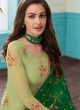 Green Pure Georgette Party Wear Churidar Suits Gulkand Sajni 7086 By Aashirwad Creation SC/016989