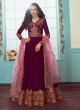 Wine Georgette Abaya Style Suits Karishma By Aashirwad Creation 7080 Wine Georgette Abaya Style Suits Karishma By Aashirwad Creation 7080