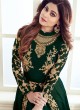 Latest Georgette Anarkali Style Suit For Indian Parties In Green Color Kasa Gold 8214D Color By Aashirwad SC/015648 Latest Georgette Anarkali Style Suit For Indian Parties In Green Color Kasa Gold 8214D Color By Aashirwad SC/015648