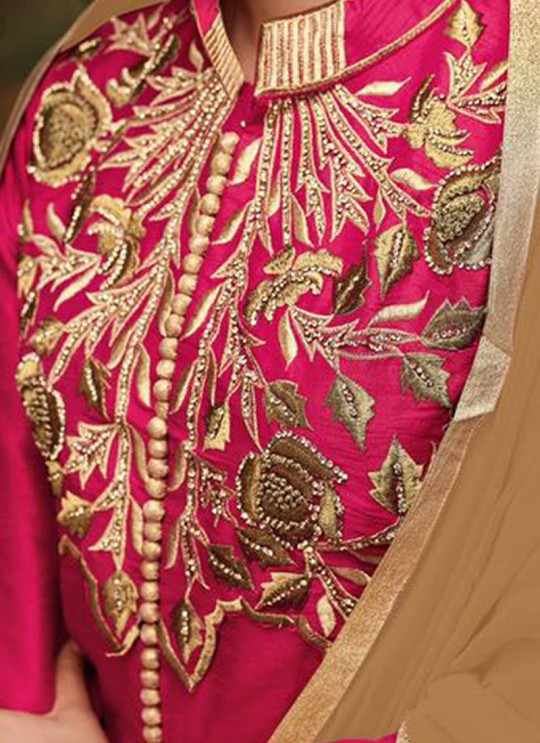 Silk Festival Skirt Kameez In Pink Color Panihari NX 19003 SC/001315