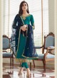 Firozi Georgette Embroidered Staight Cut Suits Mohra 7064 By Aashirwad SC/016612 Firozi Georgette Embroidered Staight Cut Suits Mohra 7064 By Aashirwad SC/016612