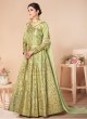 Green Mulberry Silk Embroiderd Anarkali Suit Mor Bagh Festive 7017 By Aashirwad Creation SC/016812 Green Mulberry Silk Embroiderd Anarkali Suit Mor Bagh Festive 7017 By Aashirwad Creation SC/016812