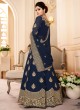 Navy Blue Georgette Embroidered Eid Wear Abaya Style Anarkali Mor Pankh 8184 By Aashirwad Creation SC/014441 Navy Blue Georgette Embroidered Eid Wear Abaya Style Anarkali Mor Pankh 8184 By Aashirwad Creation SC/014441
