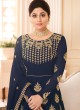 Navy Blue Georgette Embroidered Eid Wear Abaya Style Anarkali Mor Pankh 8184 By Aashirwad Creation SC/014441 Navy Blue Georgette Embroidered Eid Wear Abaya Style Anarkali Mor Pankh 8184 By Aashirwad Creation SC/014441