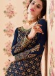Navy Blue Georgette Embroidered Eid Wear Sharara Kameez Nafiza 8199 By Aashirwad Creation SC/014436 Navy Blue Georgette Embroidered Eid Wear Sharara Kameez Nafiza 8199 By Aashirwad Creation SC/014436
