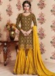 Mehandi Green Georgette Embroidered Eid Wear Sharara Kameez Nafiza 8200 By Aashirwad Creation SC/014437 Mehandi Green Georgette Embroidered Eid Wear Sharara Kameez Nafiza 8200 By Aashirwad Creation SC/014437
