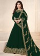 Green Georgette Embroidered Eid Wear Floor Length Anarkali Pankh Premium 8101C Color By Aashirwad Creation SC/015079