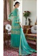 Turquoise Net Bridal Sharara Suit Premium Sharara 7022 By Aashirwad SC/016958 Turquoise Net Bridal Sharara Suit Premium Sharara 7022 By Aashirwad SC/016958