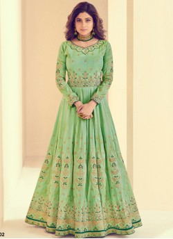 Rajkumari By Aashirwad 8001 To 8005 Series Designer Anarkali Suits