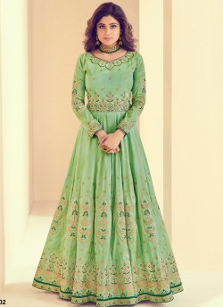 Rajkumari By Aashirwad 8001 To 8005 Series Designer Anarkali Suits