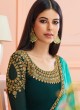 Rosy By Aashirwad 7123 Blue Pure Georgette Straight Cut Suit