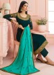 Rosy By Aashirwad 7123 Blue Pure Georgette Straight Cut Suit