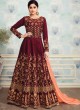 Charming Mulberry Silk Designer Anarkali For Big Fat Indian Wedding Royal Silk 8255 By Aashirwad SC/016090 Charming Mulberry Silk Designer Anarkali For Big Fat Indian Wedding Royal Silk 8255 By Aashirwad SC/016090