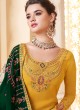 Yellow Georgette Party Wear Palazzo Suits Suhani 7068 By Aashirwad