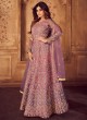 Purple Net Embroidered Floor Length Anarkali Karigiri-02 8243 By Aashirwad