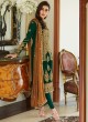 Enchanting  Georgette Party Wear Churidar Suit In Green Color Mbroidered 7006 By Aashirwad SC/016303