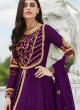 Purple Georgette Festival wear Abaya Style Suits Nayra 7033 By Aashirwad SC/016402