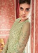 Pista Green Net Bridal Wear Skirt Kameez Sajda 8297 By Aashirwad Aash-8297