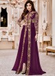 Georgette Party Designer Suit In Purple Color shamita Gold 8001K SC/006922