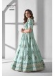 Sky Blue Organza Multi Embroidery BRIDESMAID VOL-2 11010 Sky Blue Organza Multi Embroidery BRIDESMAID VOL-2 11010
