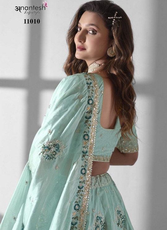 Sky Blue Organza Multi Embroidery BRIDESMAID VOL-2 11010 Sky Blue Organza Multi Embroidery BRIDESMAID VOL-2 11010