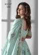 Sky Blue Organza Multi Embroidery BRIDESMAID VOL-2 11010 Sky Blue Organza Multi Embroidery BRIDESMAID VOL-2 11010