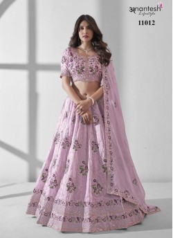Pink Organza Multi Embroidery BRIDESMAID VOL-2 11012