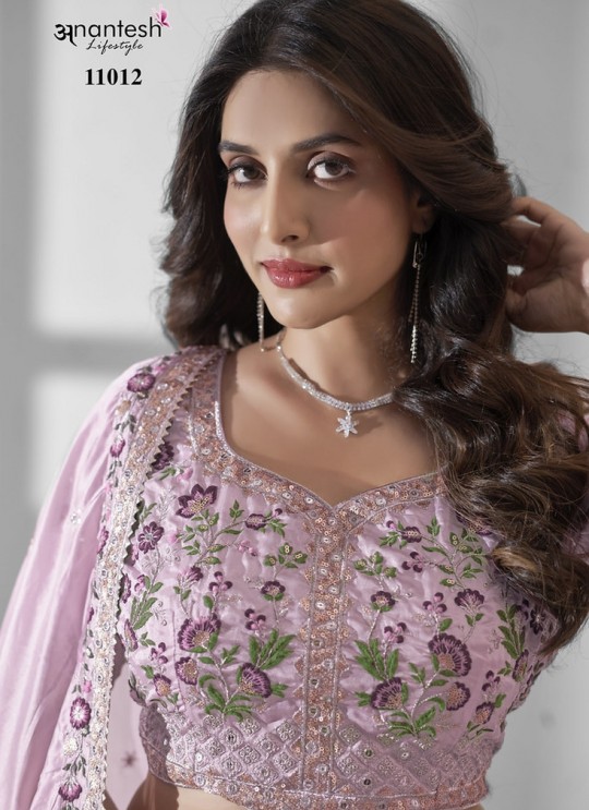 Pink Organza Multi Embroidery BRIDESMAID VOL-2 11012 Pink Organza Multi Embroidery BRIDESMAID VOL-2 11012